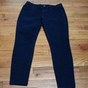 Kardashian Jegging Denim Jeans Skinny Dark Blue sz 10